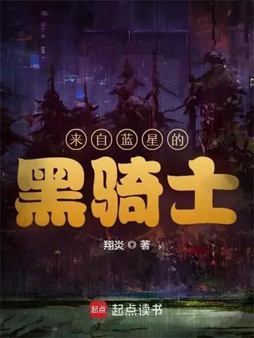 《来自蓝星的黑骑士》小说封面
