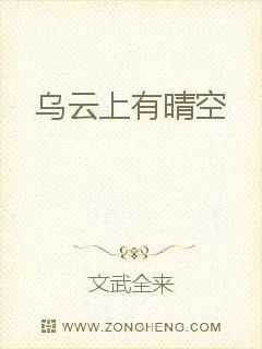 《乌云上有晴空》小说封面